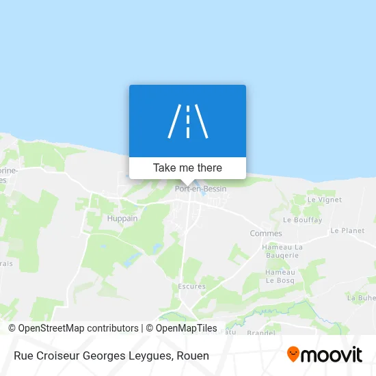 Rue Croiseur Georges Leygues map