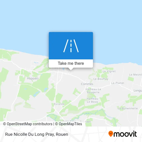 Rue Nicolle Du Long Pray map