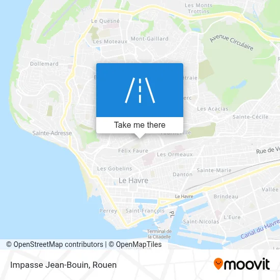 Impasse Jean-Bouin map