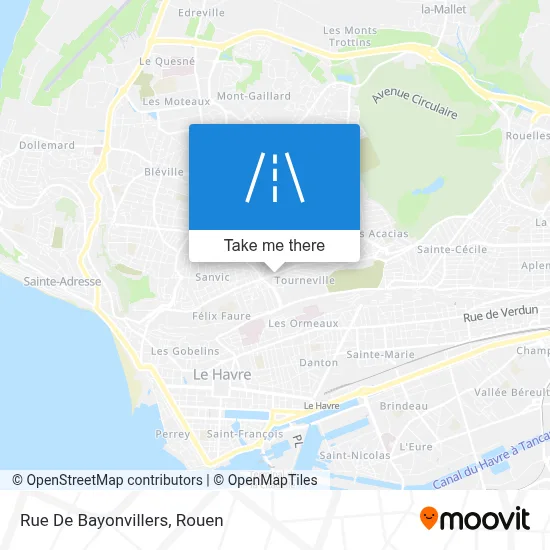 Rue De Bayonvillers map
