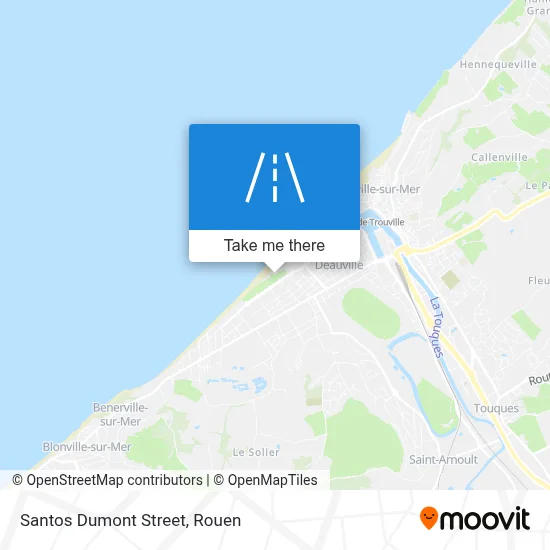Rue Santos Dumont map