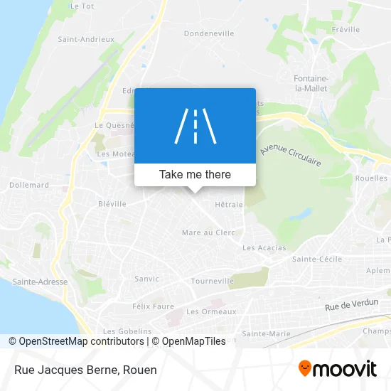 Rue Jacques Berne map