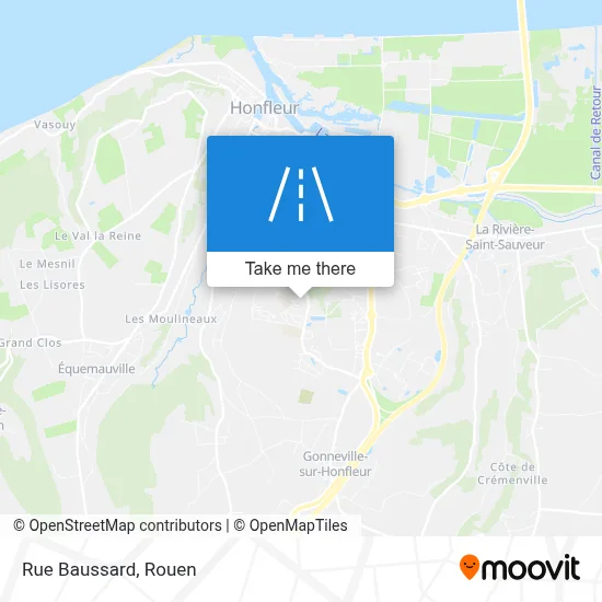Rue Baussard map