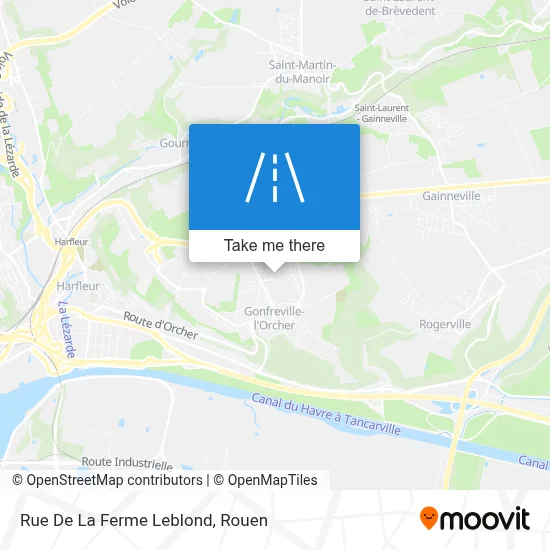 Rue De La Ferme Leblond map