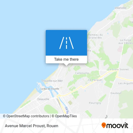 Avenue Marcel Proust map