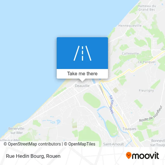 Rue Hedin Bourg map