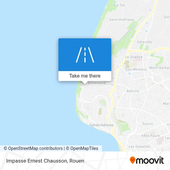 Impasse Ernest Chausson map