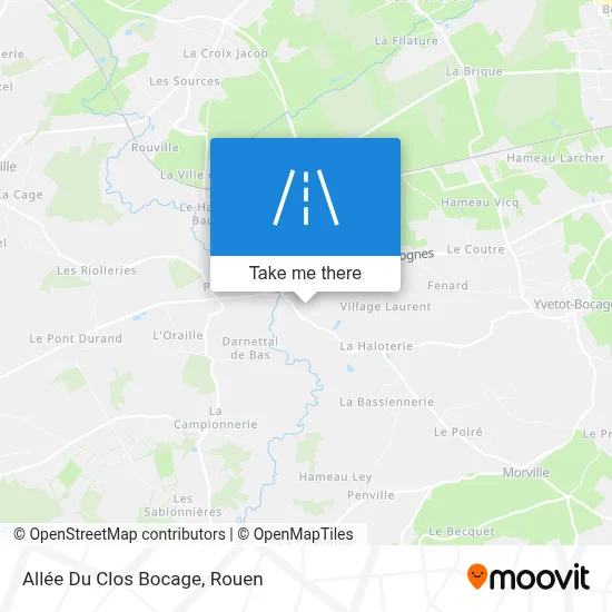 Allée Du Clos Bocage map