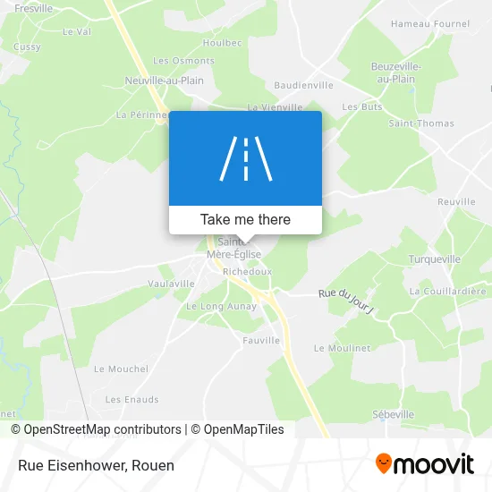 Rue Eisenhower map