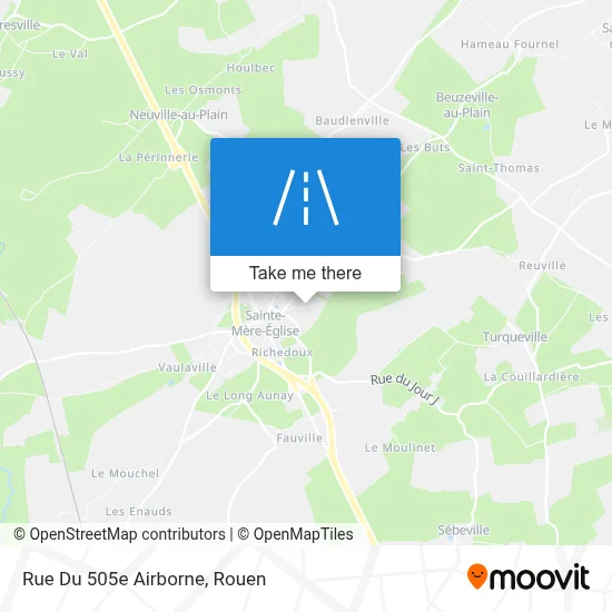 Rue Du 505e Airborne map