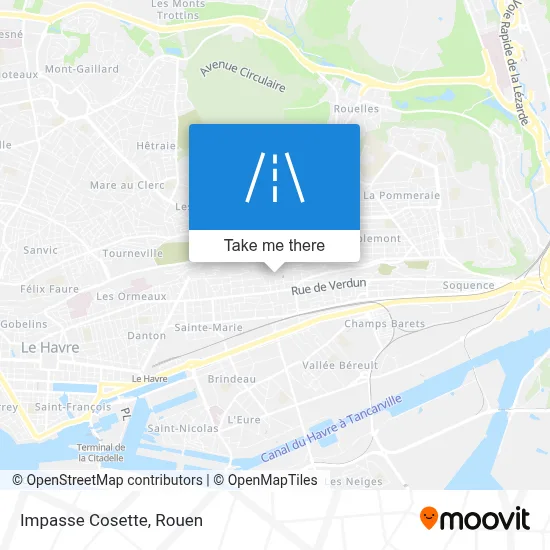 Impasse Cosette map