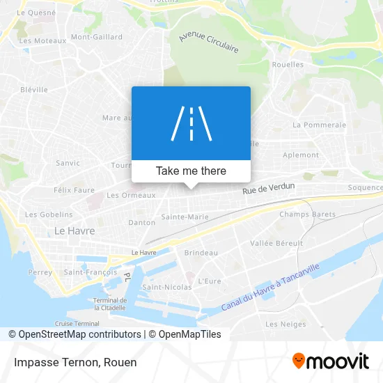 Impasse Ternon map