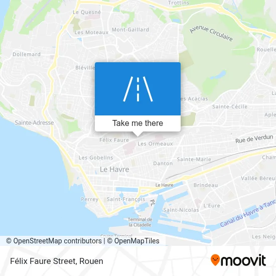Rue Félix Faure map