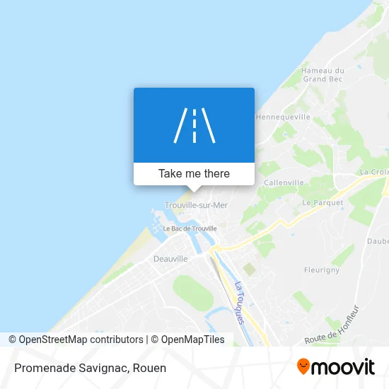 Mapa Promenade Savignac