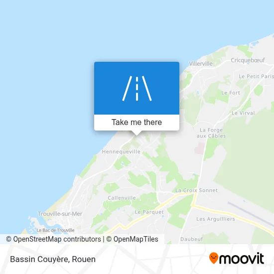 Bassin Couyère map