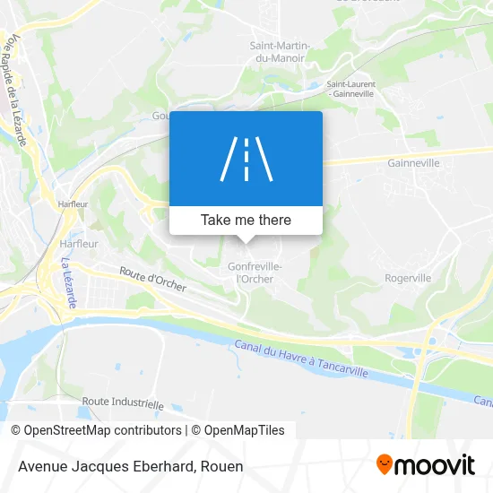 Avenue Jacques Eberhard map