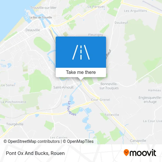 Pont Ox And Bucks map