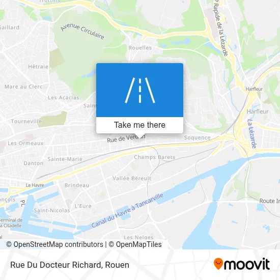 Rue Du Docteur Richard map
