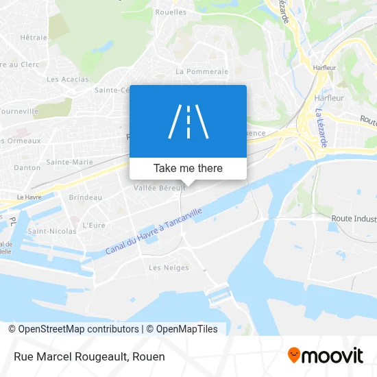 Rue Marcel Rougeault map
