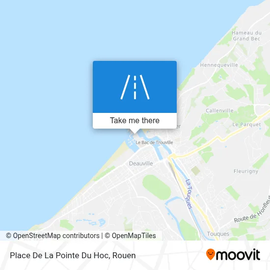 Place De La Pointe Du Hoc map