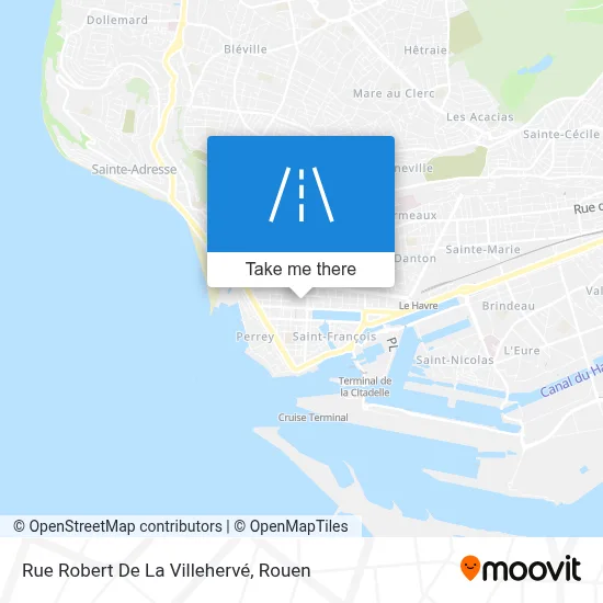 Rue Robert De La Villehervé map