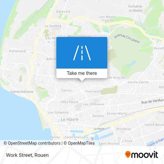 Rue Du Travail map