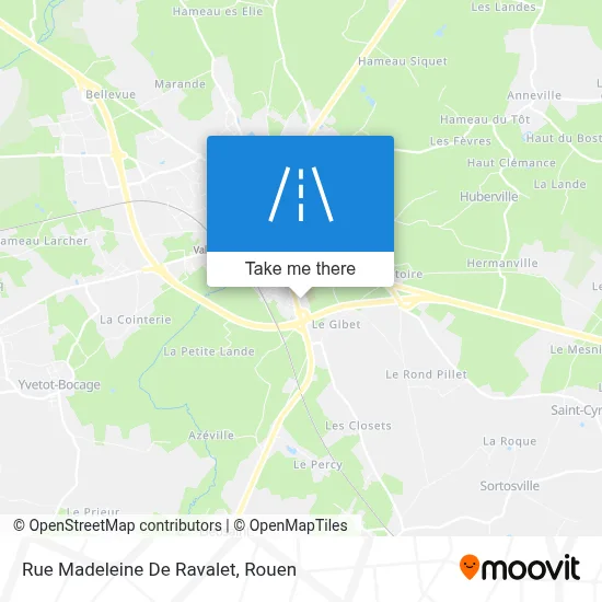 Rue Madeleine De Ravalet map