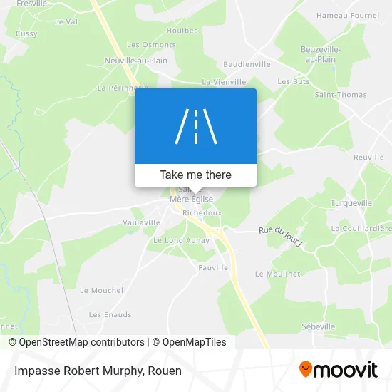 Impasse Robert Murphy map