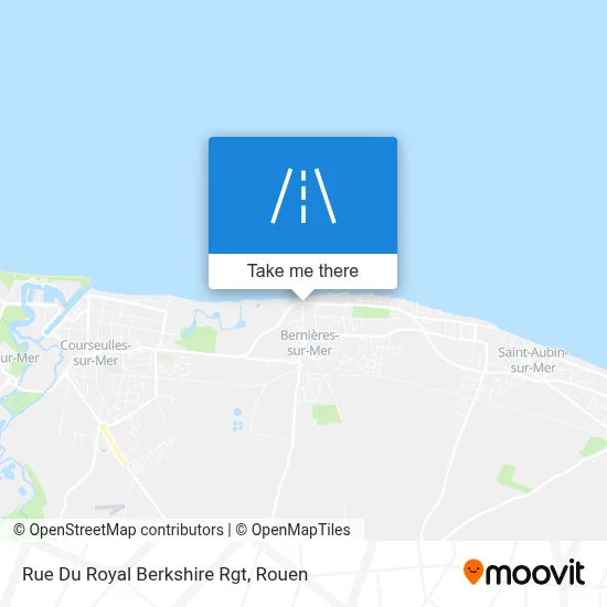 Rue Du Royal Berkshire Rgt map