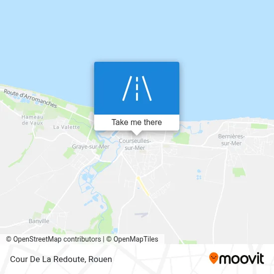Cour De La Redoute map