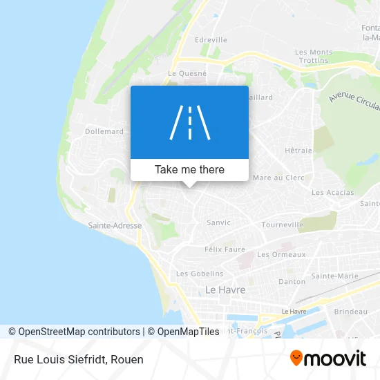 Rue Louis Siefridt map