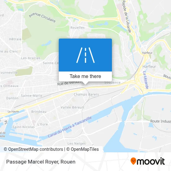 Passage Marcel Royer map