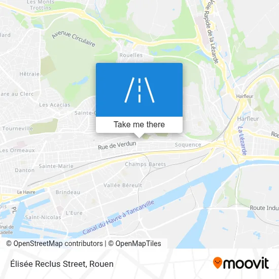 Rue Élisée Reclus map