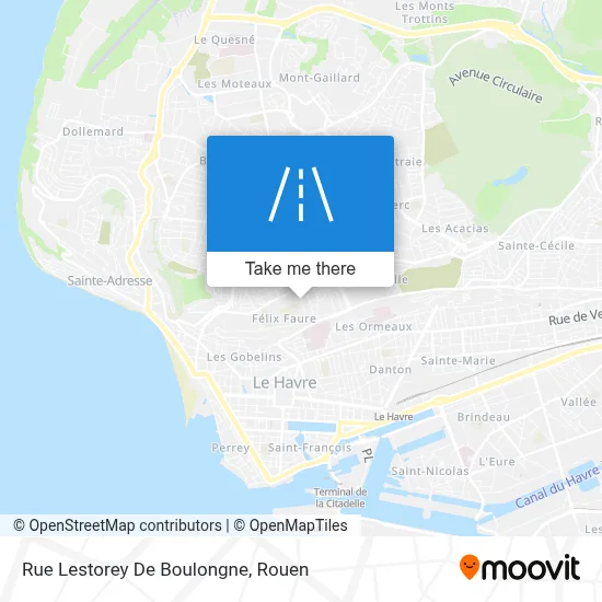 Rue Lestorey De Boulongne map