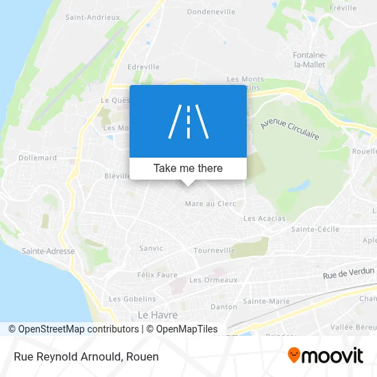 Rue Reynold Arnould map