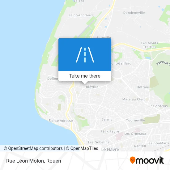 Rue Léon Molon map