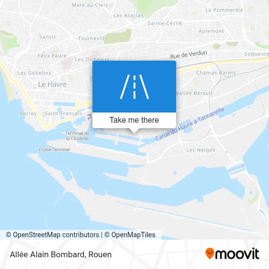 Allée Alain Bombard map