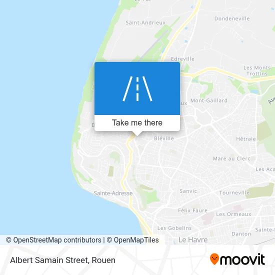 Rue Albert Samain map