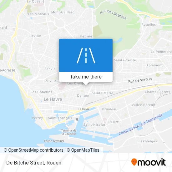 Rue De Bitche map