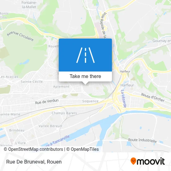 Rue De Bruneval map