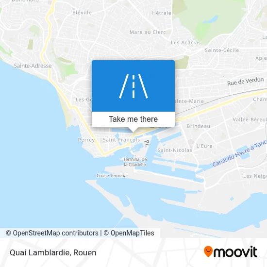 Quai Lamblardie map