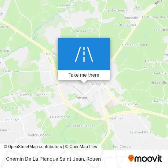 Chemin De La Planque Saint-Jean map