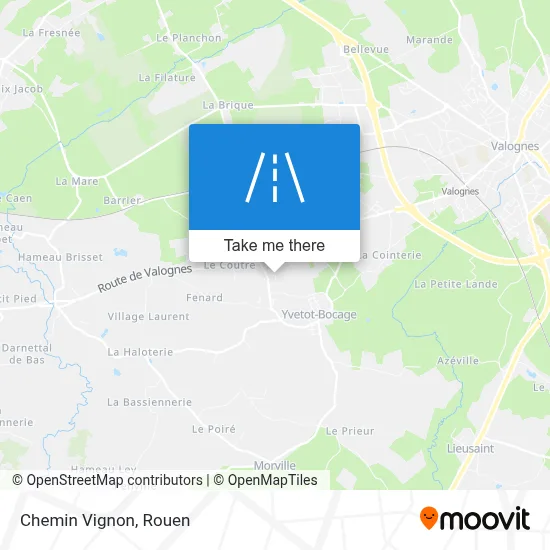 Chemin Vignon map