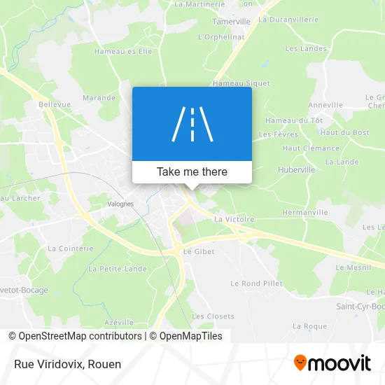 Rue Viridovix map
