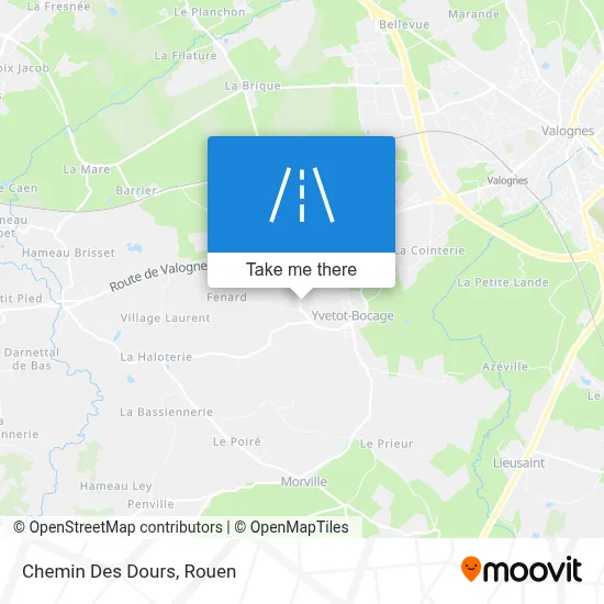Chemin Des Dours map