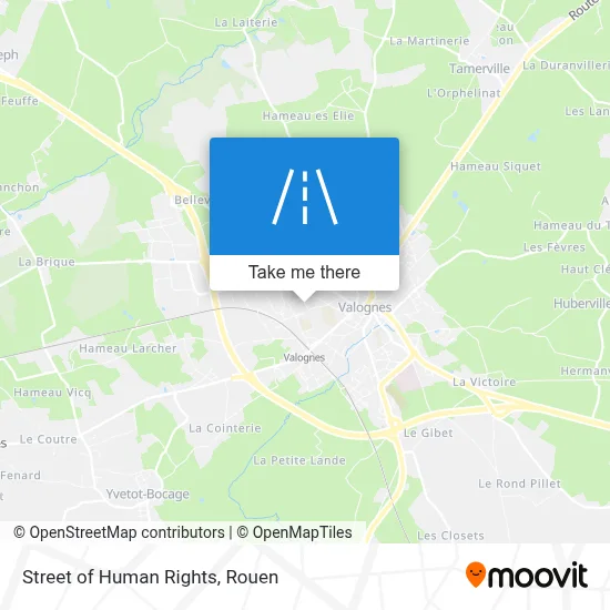 Rue Des Droits De L'Homme map