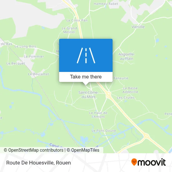 Route De Houesville map