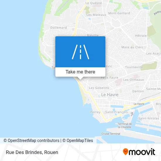 Rue Des Brindes map