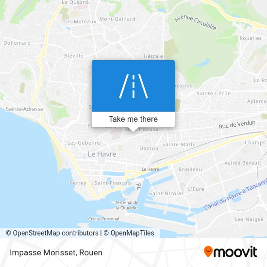 Impasse Morisset map