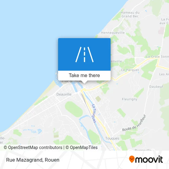 Rue Mazagrand map